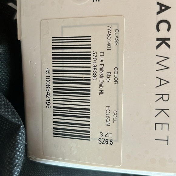 White House black market bling ombré crystal heels - Picture 13 of 13